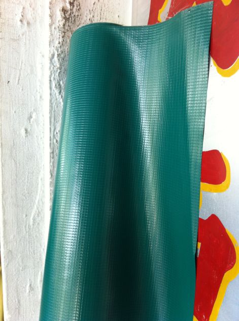 Green tarpaulin canvas waterproof